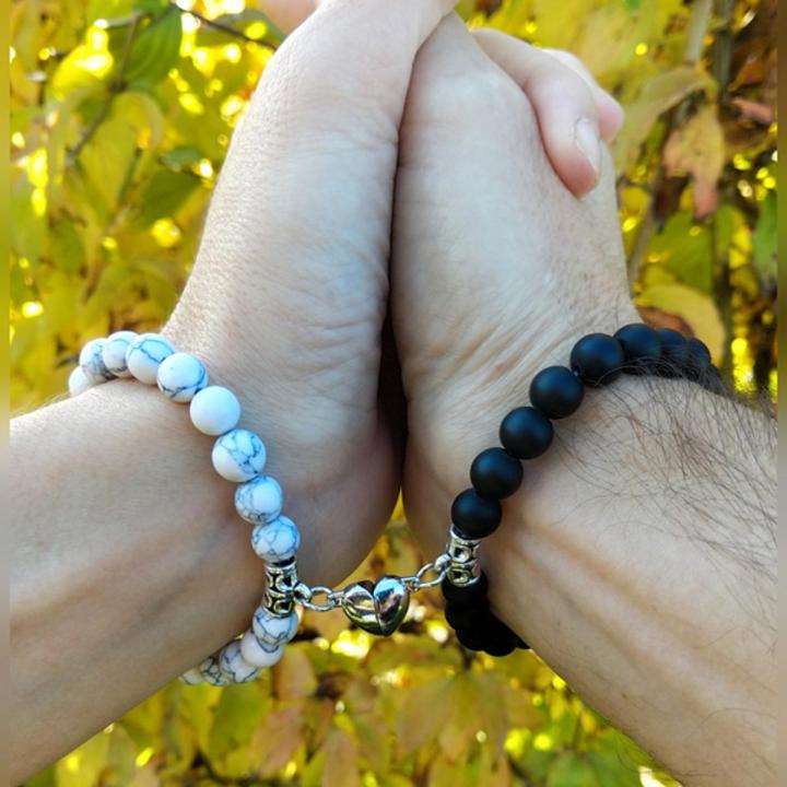 Heart Magnetic Couples Bracelets